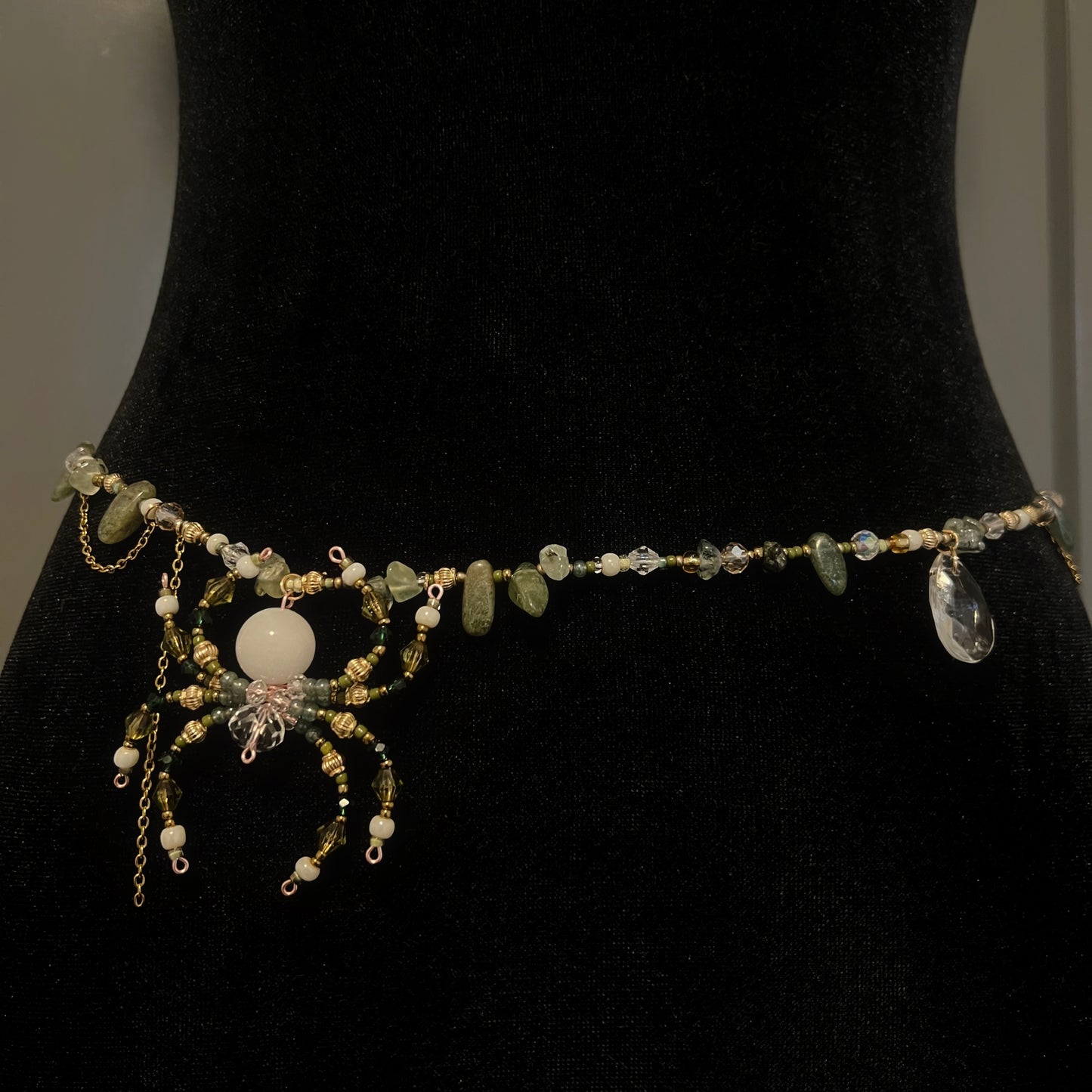 Hanging Spider Waist Beads Set
