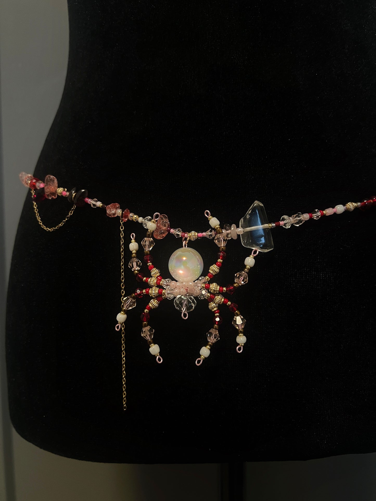 Hanging Spider Waist Beads Set