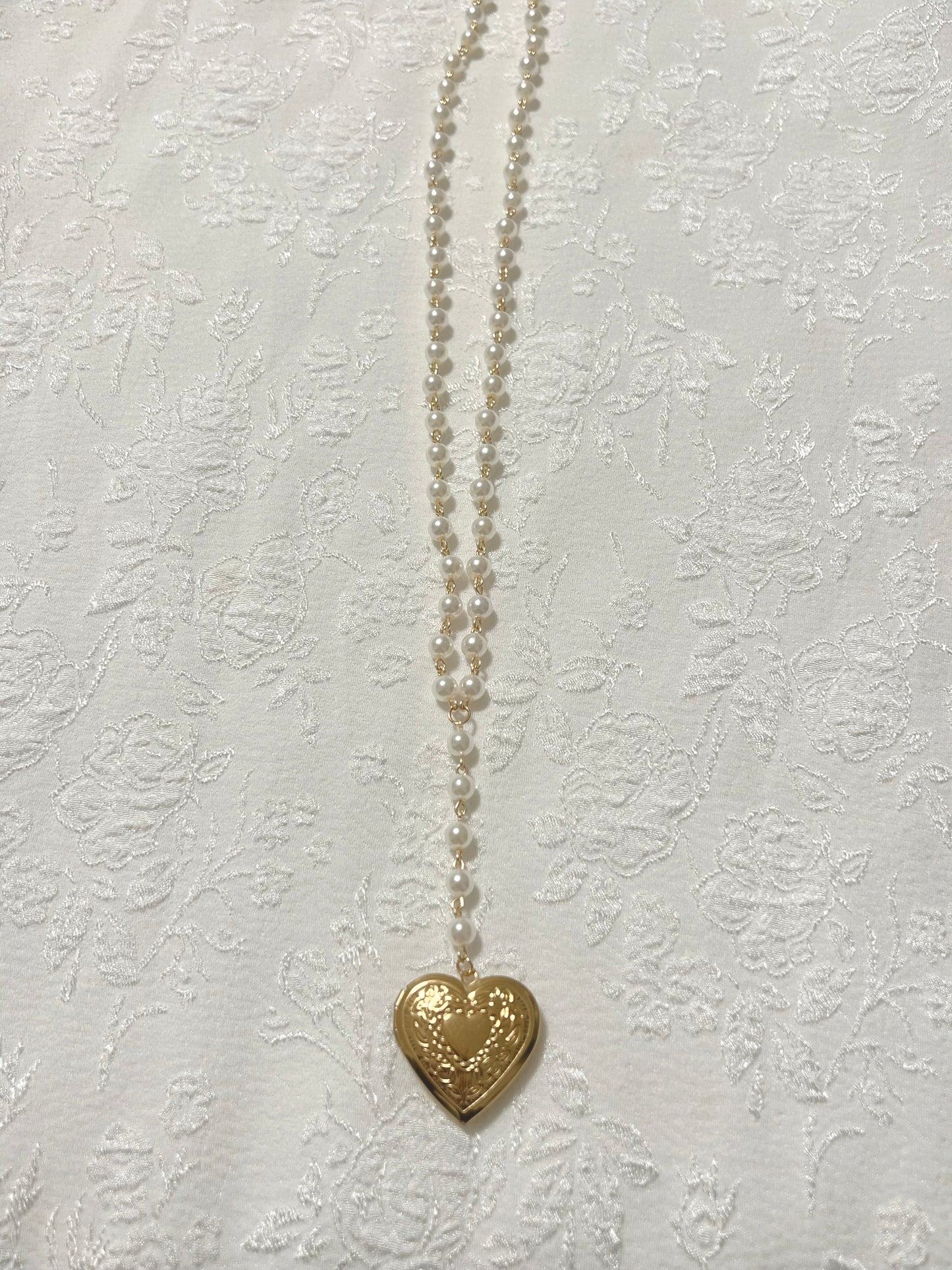 Large Pearl Locket