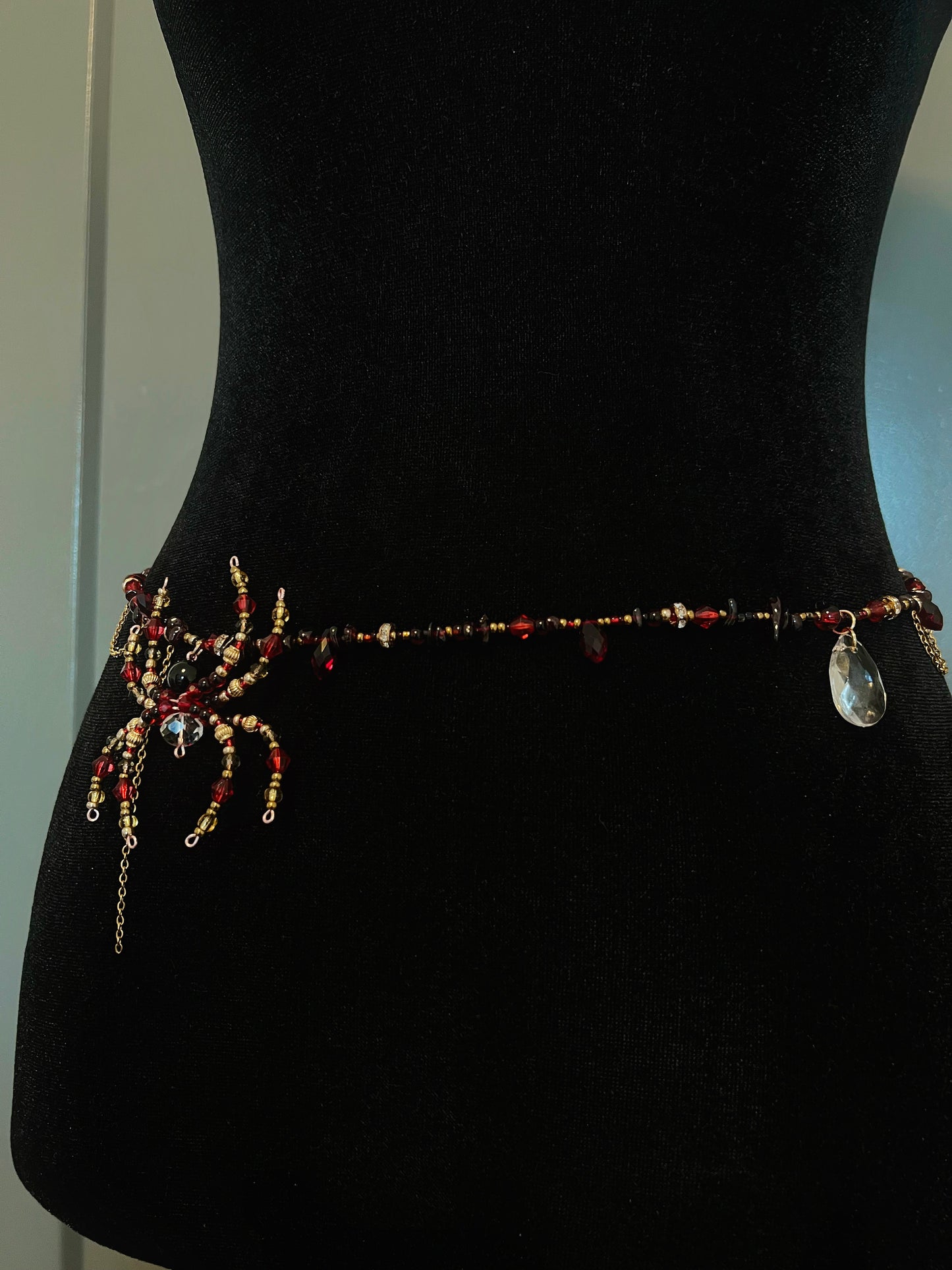 Hanging Spider Waist Beads Set