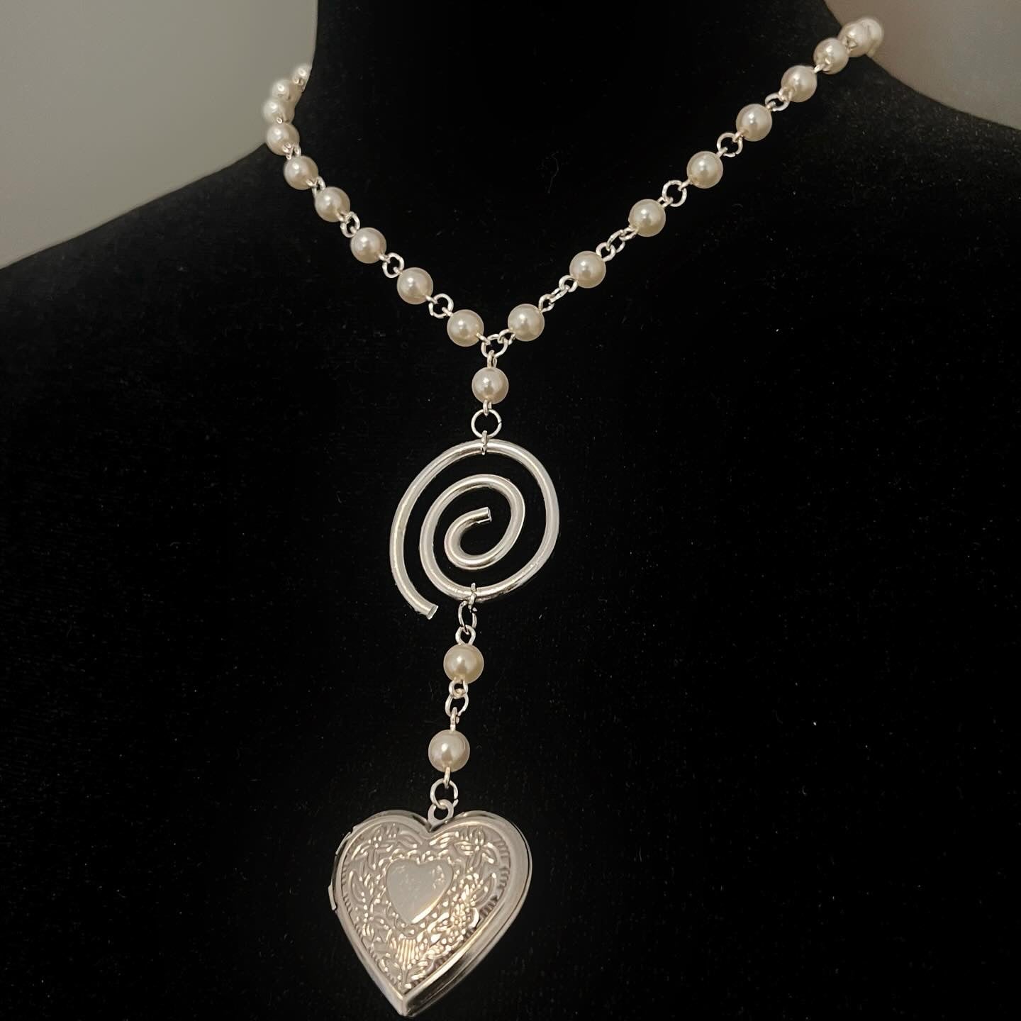 Spiral Locket Necklace