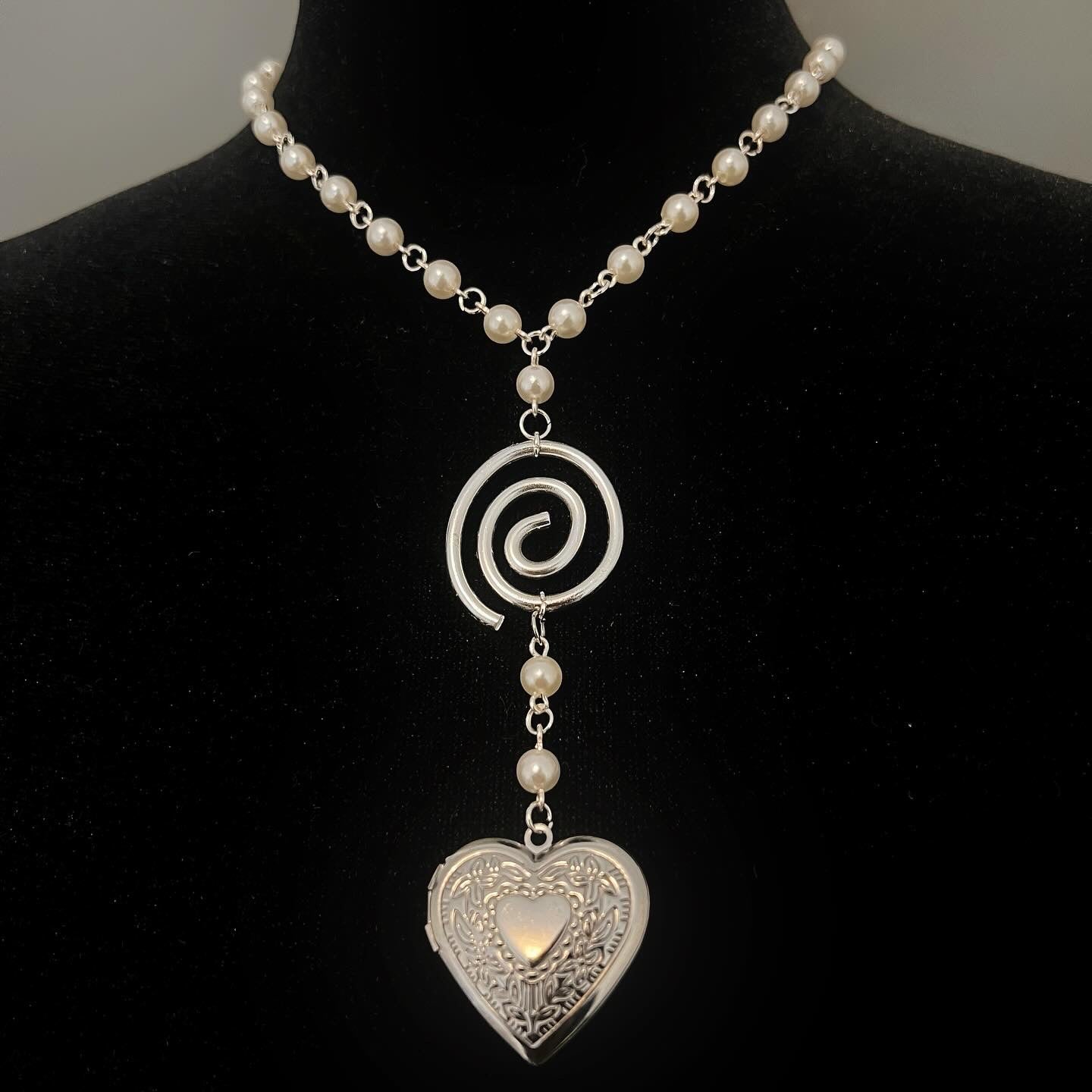 Spiral Locket Necklace