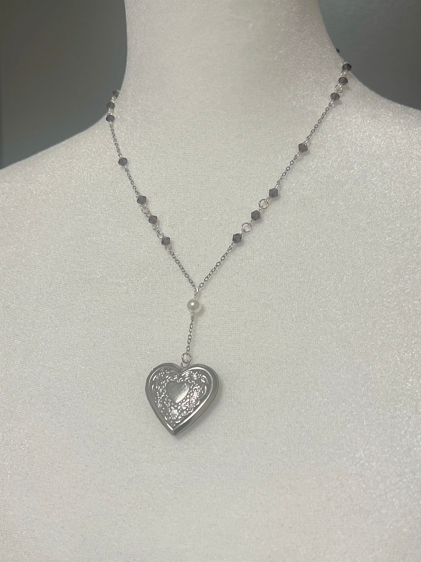 Purple “Blurry” Locket