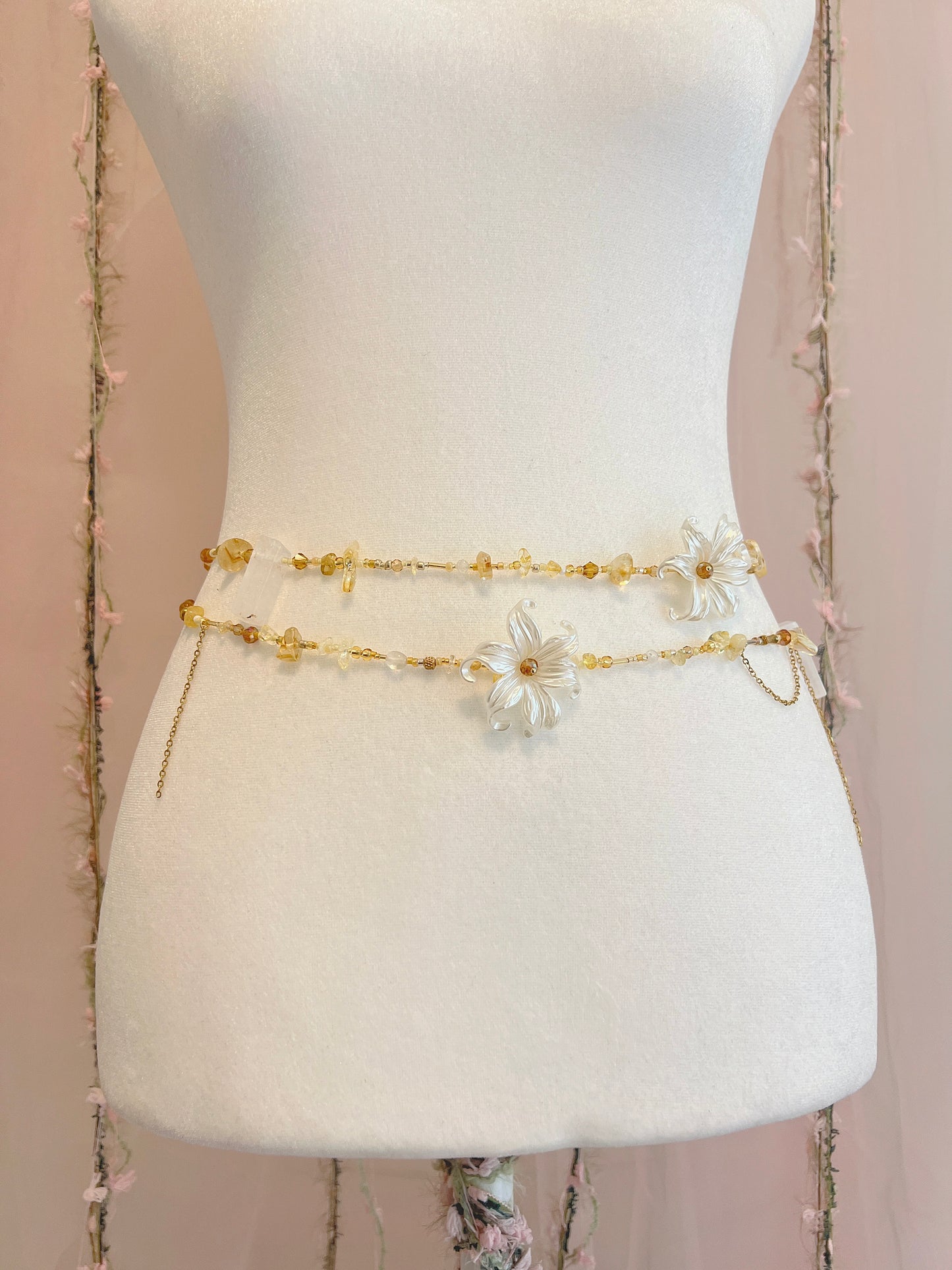 Chelure jewelry flora waist beads 
