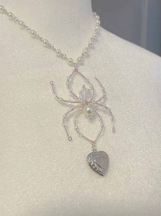 Arachnea Pearl Locket | Pinkwire