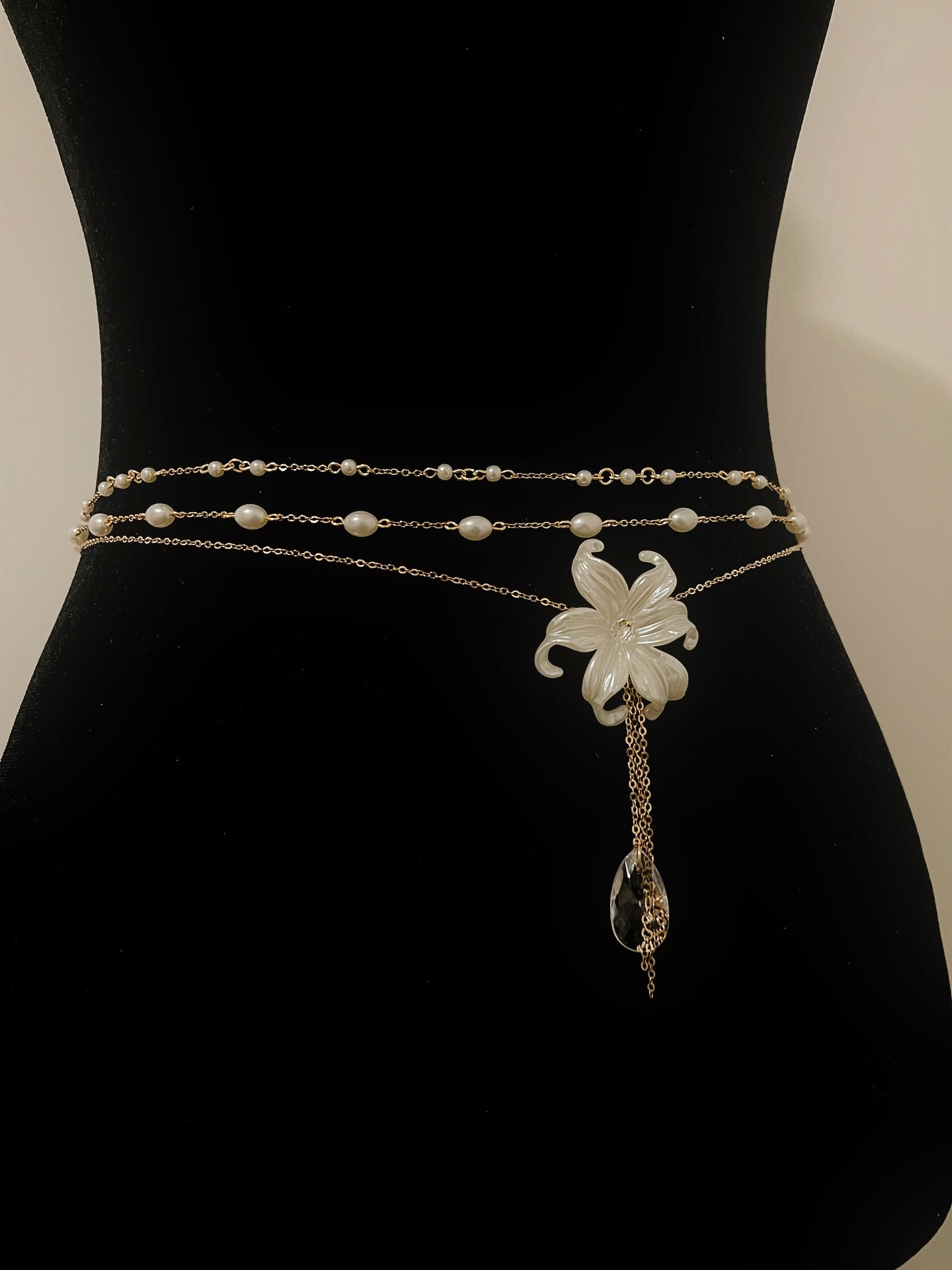 Pearl Waist Chain Set of 3