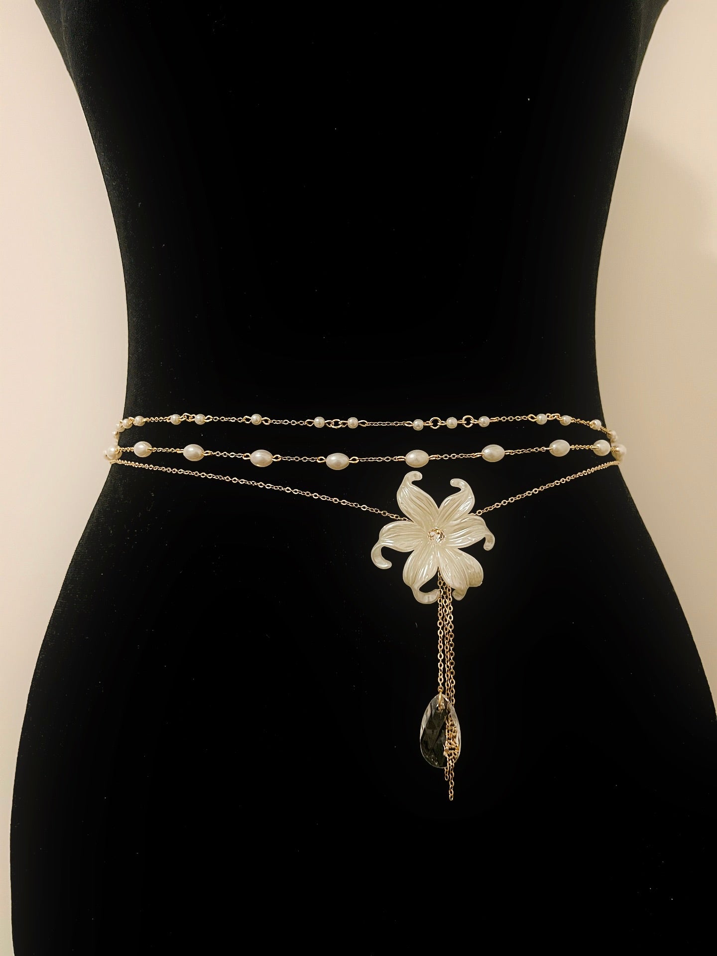 Pearl Waist Chain Set of 3