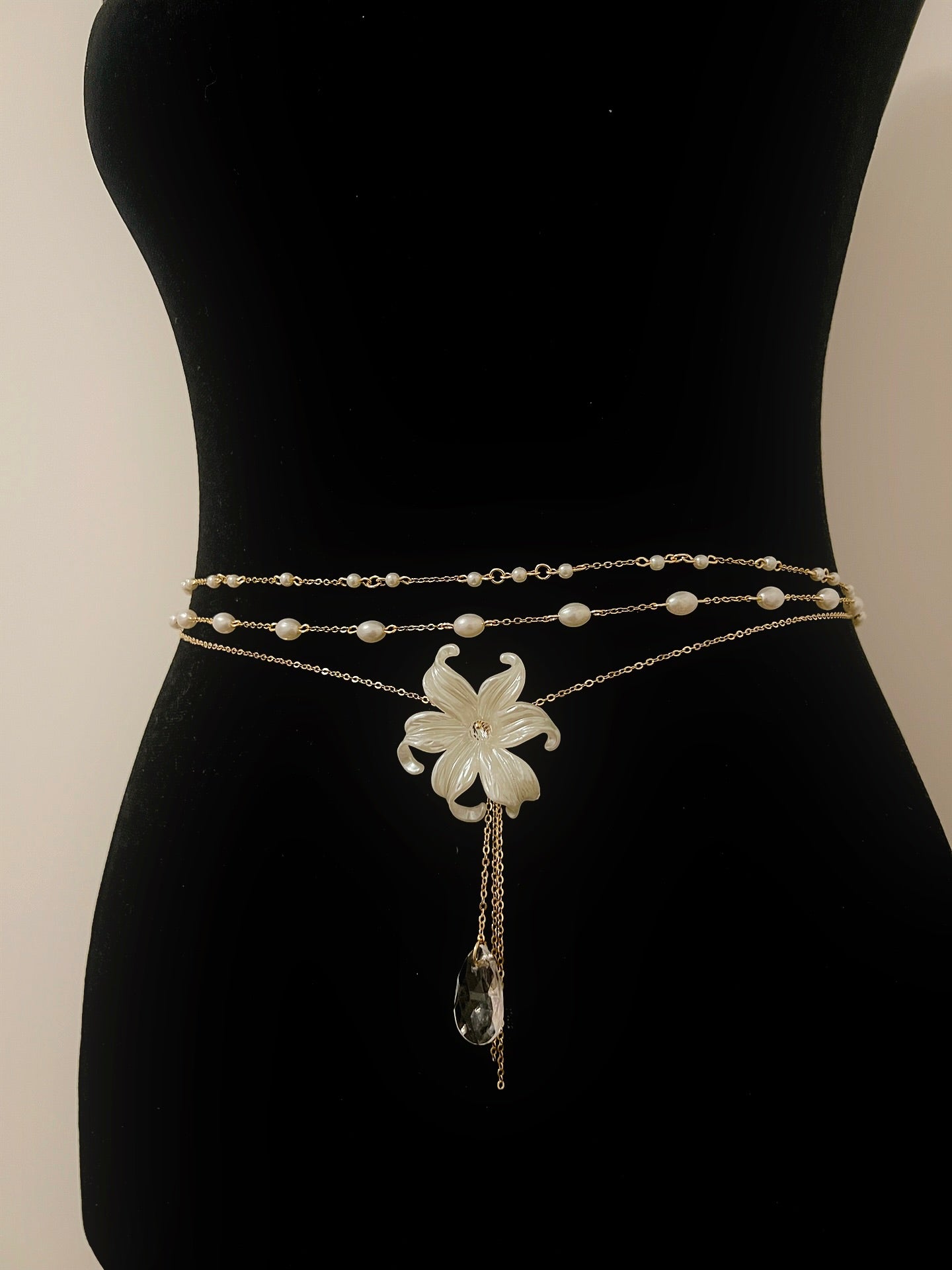 Pearl Waist Chain Set of 3