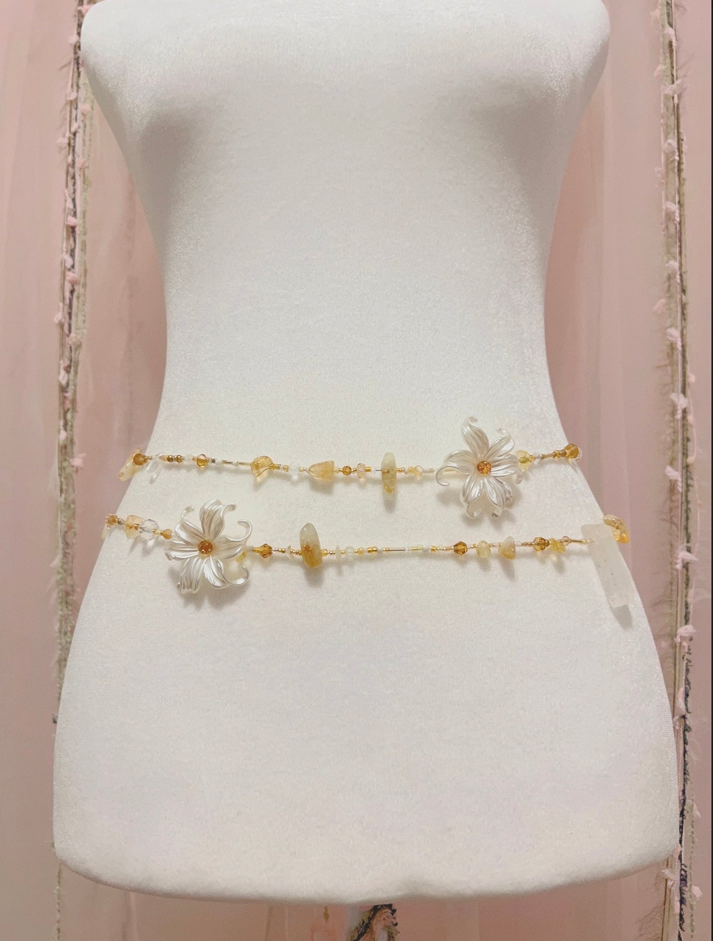 Chelure jewelry flora waist beads 
