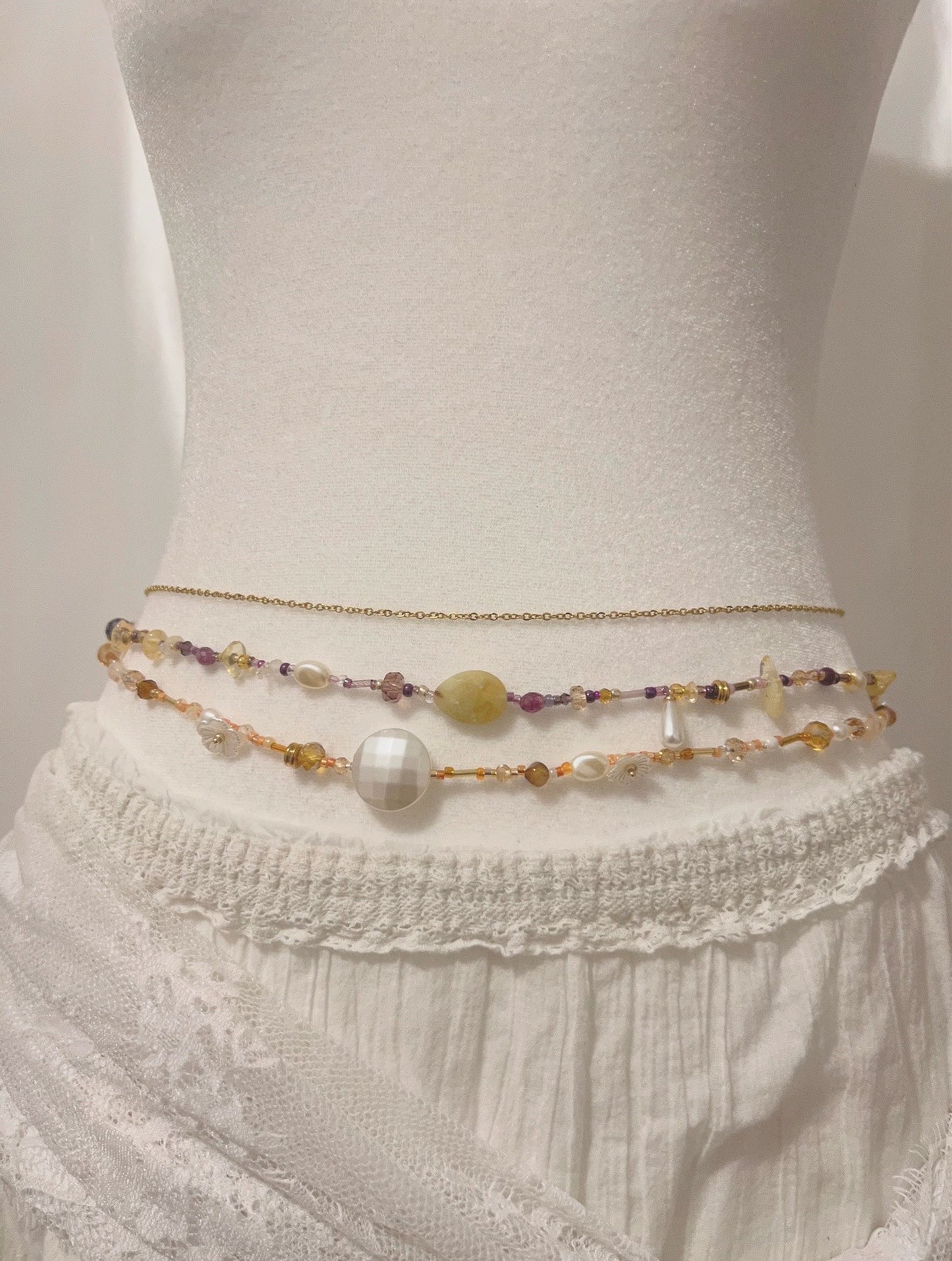 Perles de taille personnalisées | Lot de 2