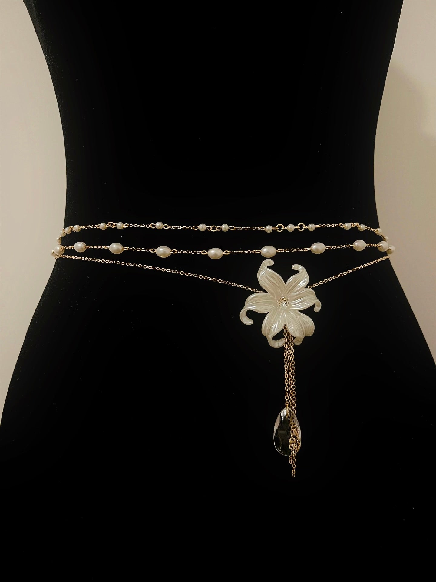 Pearl Waist Chain Set of 3
